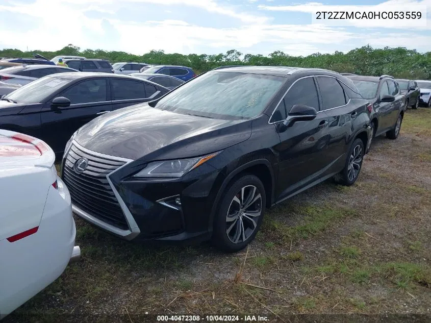 2T2ZZMCA0HC053559 2017 Lexus Rx 350