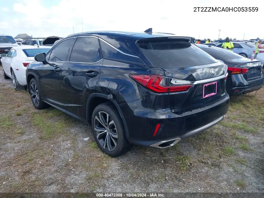 2T2ZZMCA0HC053559 2017 Lexus Rx 350