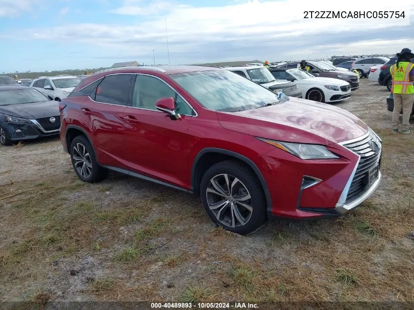 2017 Lexus Rx 350/Base/F Sport VIN: 2T2ZZMCA8HC055754 Lot: 40489893