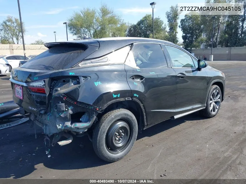 2017 Lexus Rx 350 VIN: 2T2ZZMCA9HC045105 Lot: 40493490