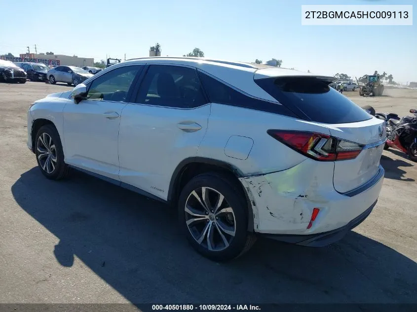 2T2BGMCA5HC009113 2017 Lexus Rx 450H F Sport