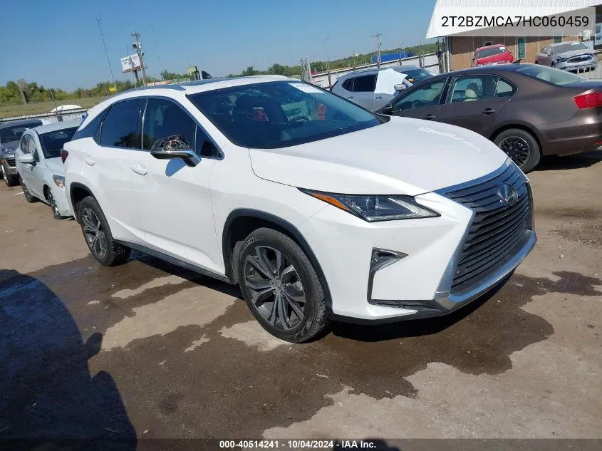 2T2BZMCA7HC060459 2017 Lexus Rx 350