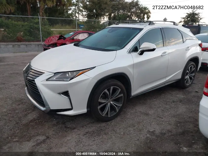 2T2ZZMCA7HC048682 2017 Lexus Rx 350