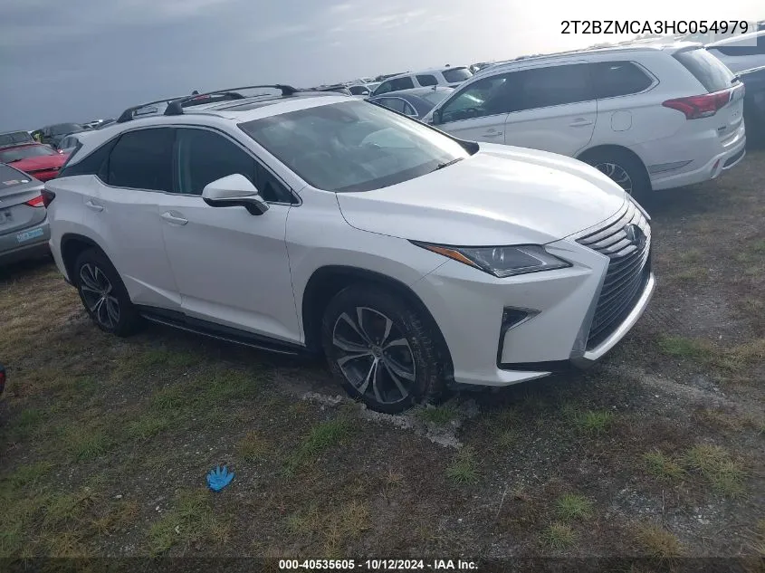 2017 Lexus Rx 350/Base/F Sport VIN: 2T2BZMCA3HC054979 Lot: 40535605