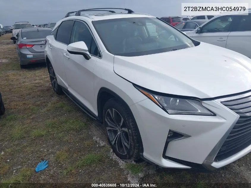 2017 Lexus Rx 350/Base/F Sport VIN: 2T2BZMCA3HC054979 Lot: 40535605