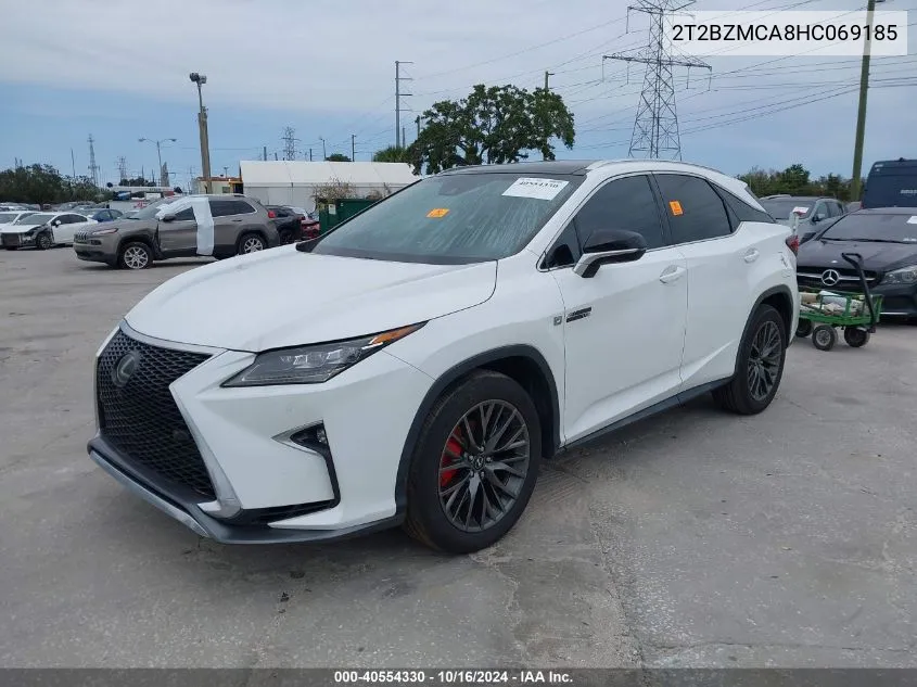 2017 Lexus Rx 350 F Sport VIN: 2T2BZMCA8HC069185 Lot: 40554330