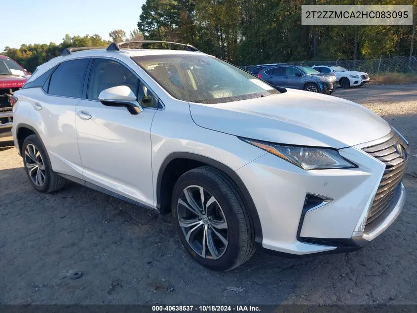 2017 Lexus Rx 350 VIN: 2T2ZZMCA2HC083095 Lot: 40638537