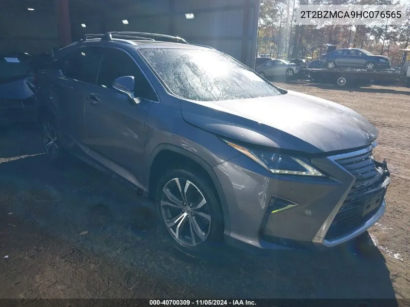 2017 Lexus Rx 350 VIN: 2T2BZMCA9HC076565 Lot: 40700309