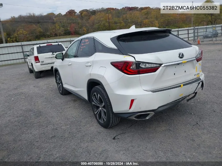 2017 Lexus Rx 350 VIN: 2T2BZMCA6HC055382 Lot: 40706050