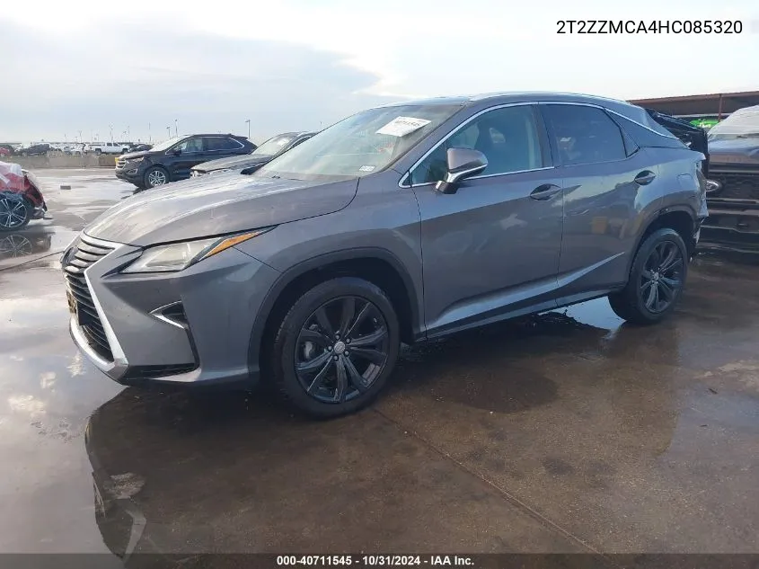 2017 Lexus Rx 350 VIN: 2T2ZZMCA4HC085320 Lot: 40711545