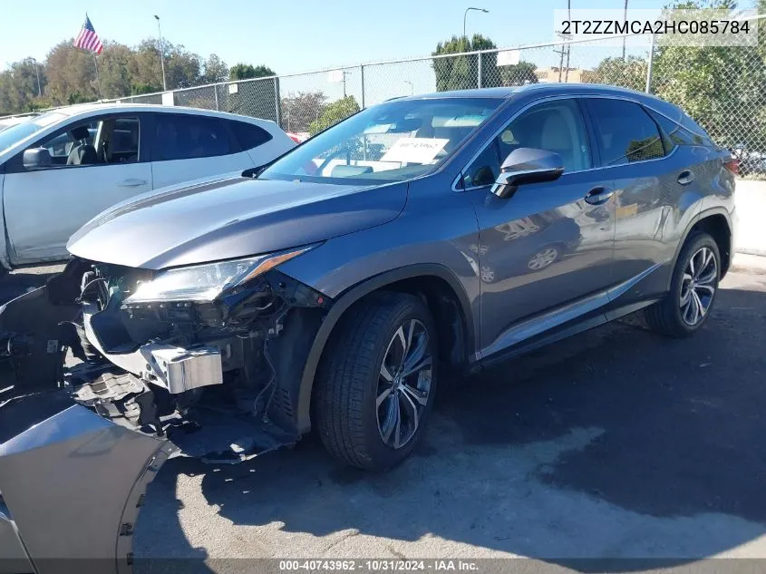 2017 Lexus Rx 350 VIN: 2T2ZZMCA2HC085784 Lot: 40743962