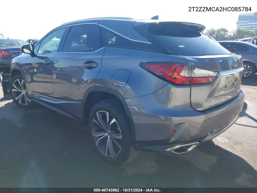 2017 Lexus Rx 350 VIN: 2T2ZZMCA2HC085784 Lot: 40743962