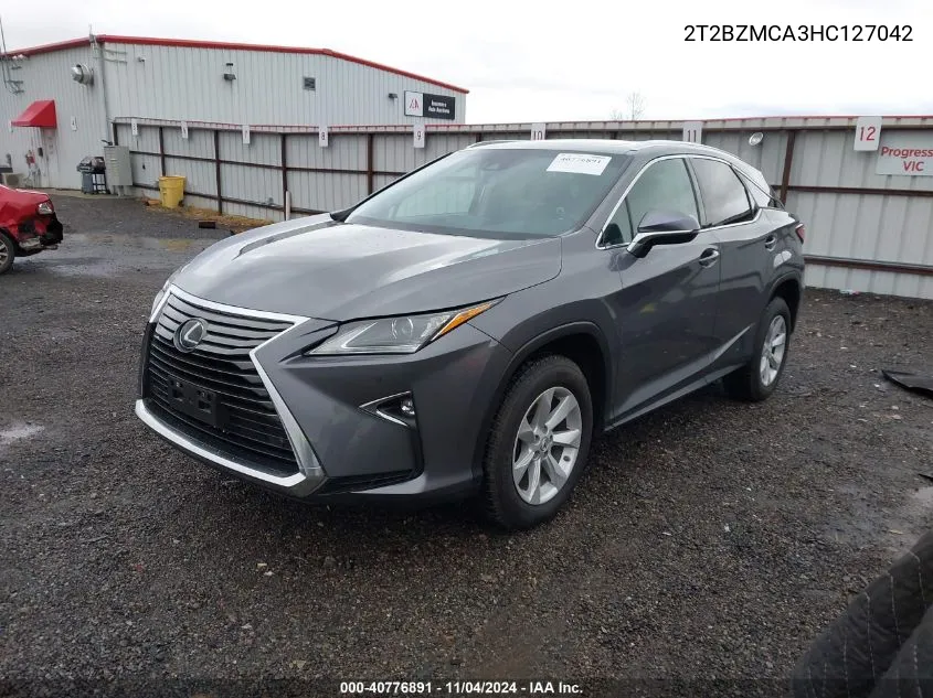 2017 Lexus Rx 350 VIN: 2T2BZMCA3HC127042 Lot: 40776891