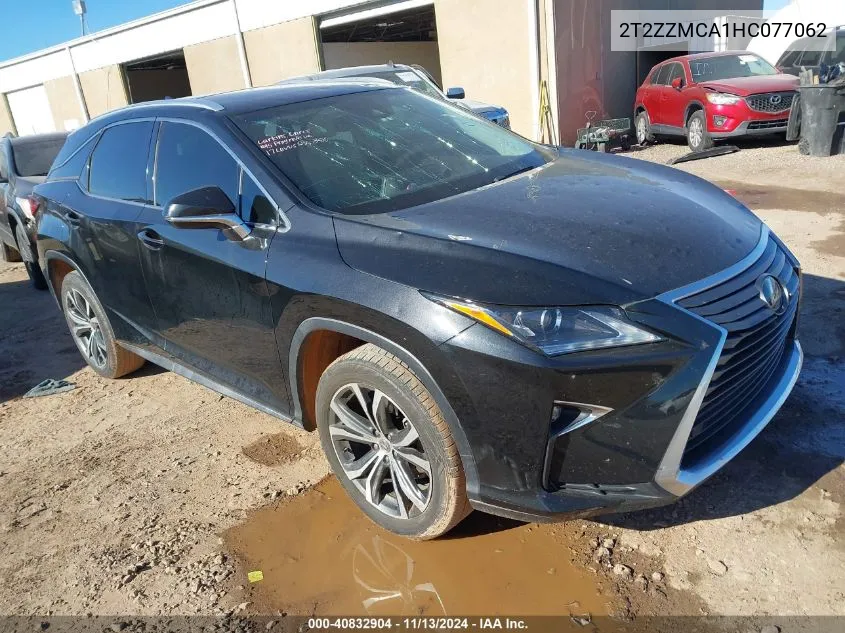 2T2ZZMCA1HC077062 2017 Lexus Rx 350