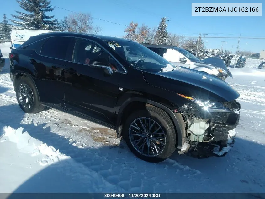 2018 Lexus Rx 350 VIN: 2T2BZMCA1JC162166 Lot: 30049406