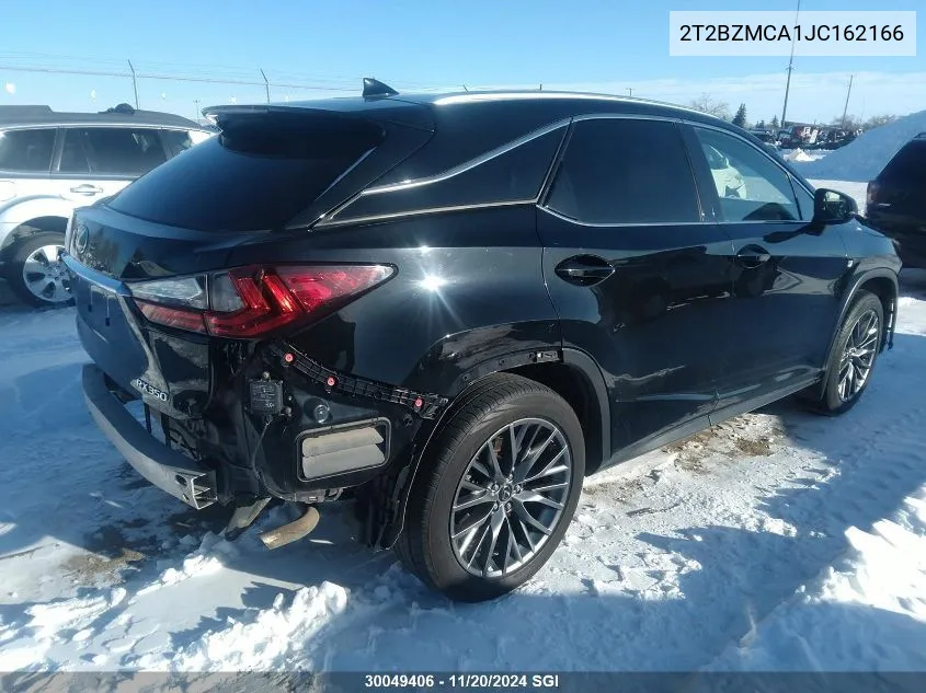 2018 Lexus Rx 350 VIN: 2T2BZMCA1JC162166 Lot: 30049406