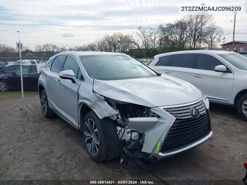 2018 Lexus Rx 350 VIN: 2T2ZZMCA4JC096209 Lot: 38913431