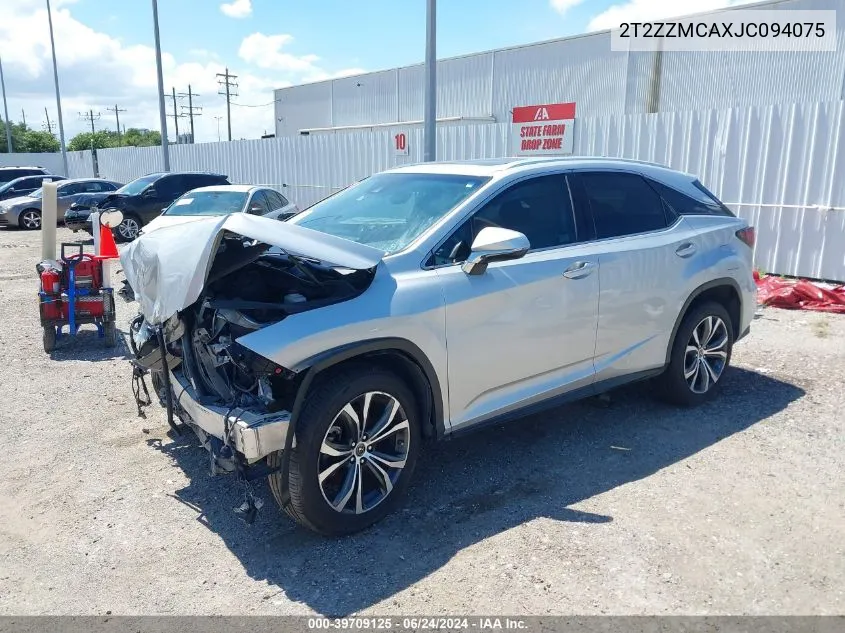 2T2ZZMCAXJC094075 2018 Lexus Rx 350