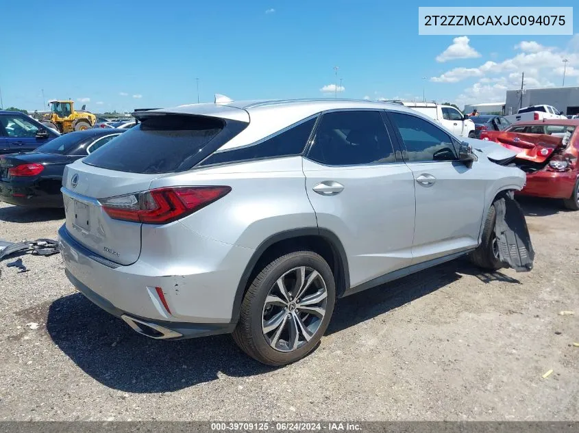 2T2ZZMCAXJC094075 2018 Lexus Rx 350