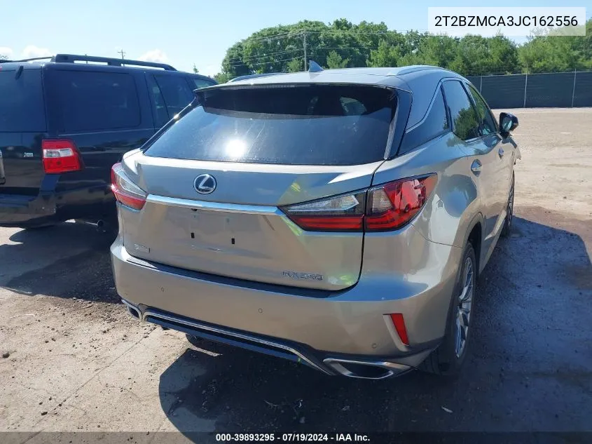 2018 Lexus Rx 350 F Sport VIN: 2T2BZMCA3JC162556 Lot: 39893295