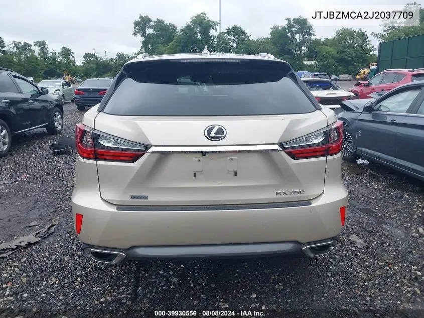 JTJBZMCA2J2037709 2018 Lexus Rx 350