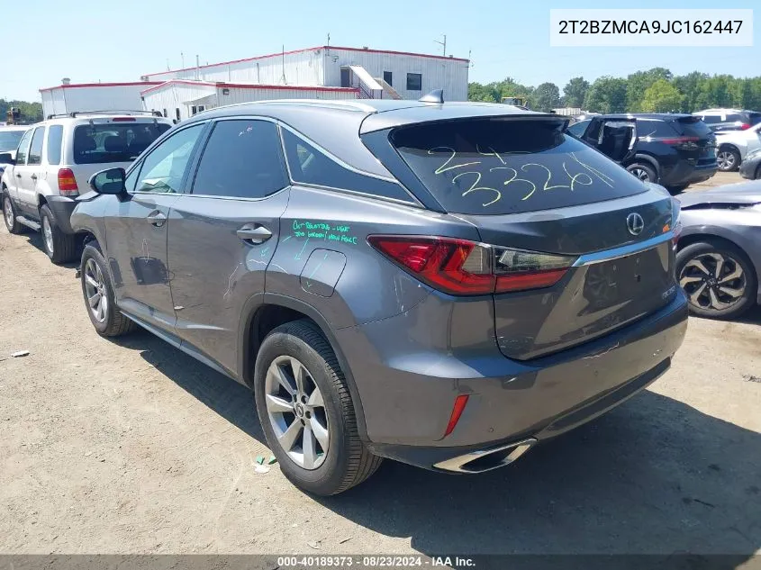 2T2BZMCA9JC162447 2018 Lexus Rx 350