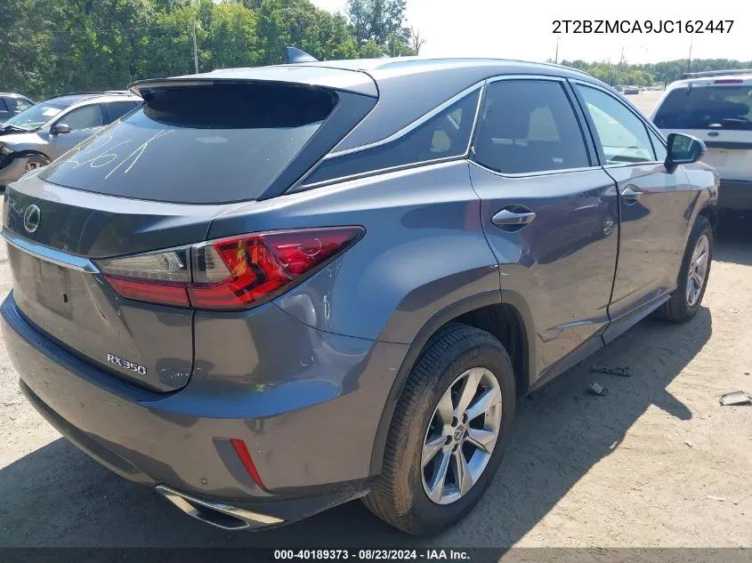 2T2BZMCA9JC162447 2018 Lexus Rx 350