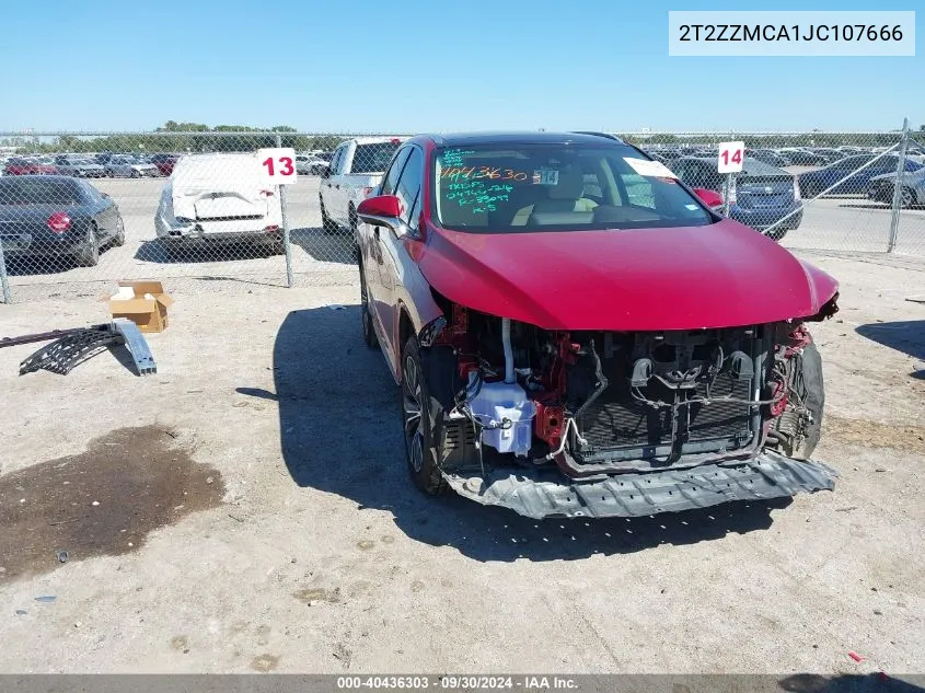 2T2ZZMCA1JC107666 2018 Lexus Rx 350/Base/F Sport