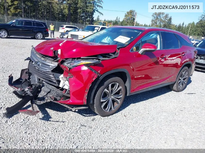 2018 Lexus Rx 350 L VIN: JTJDZKCA9J2011573 Lot: 40470454