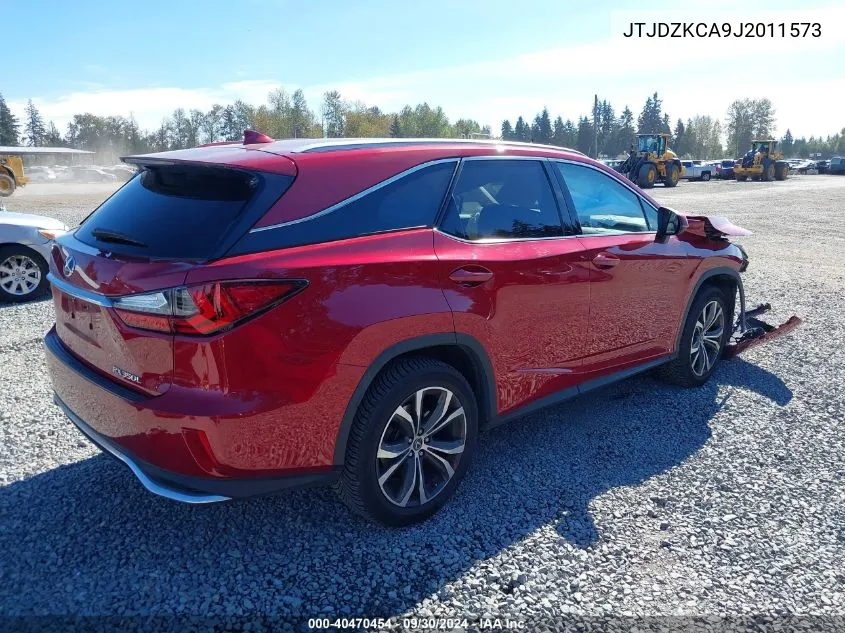 2018 Lexus Rx 350 L VIN: JTJDZKCA9J2011573 Lot: 40470454