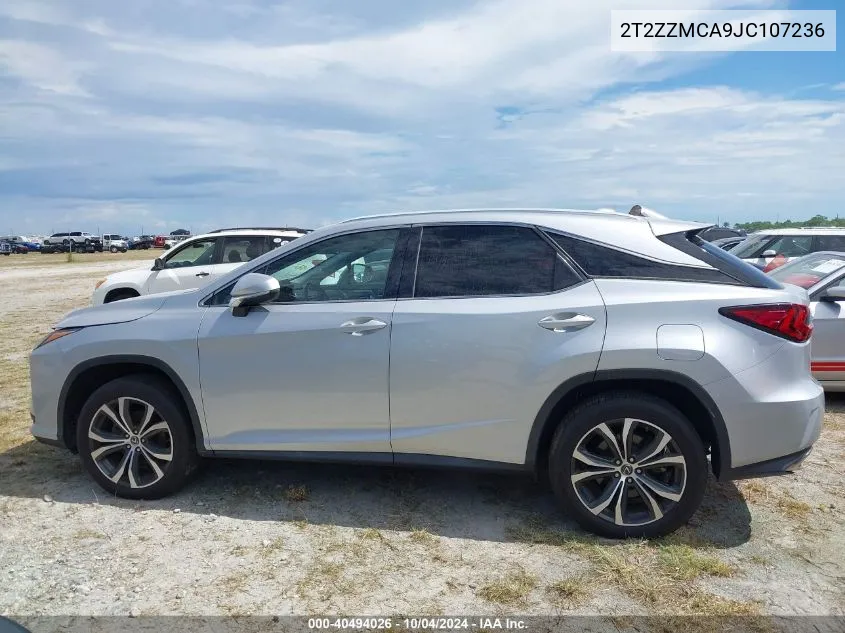 2T2ZZMCA9JC107236 2018 Lexus Rx 350