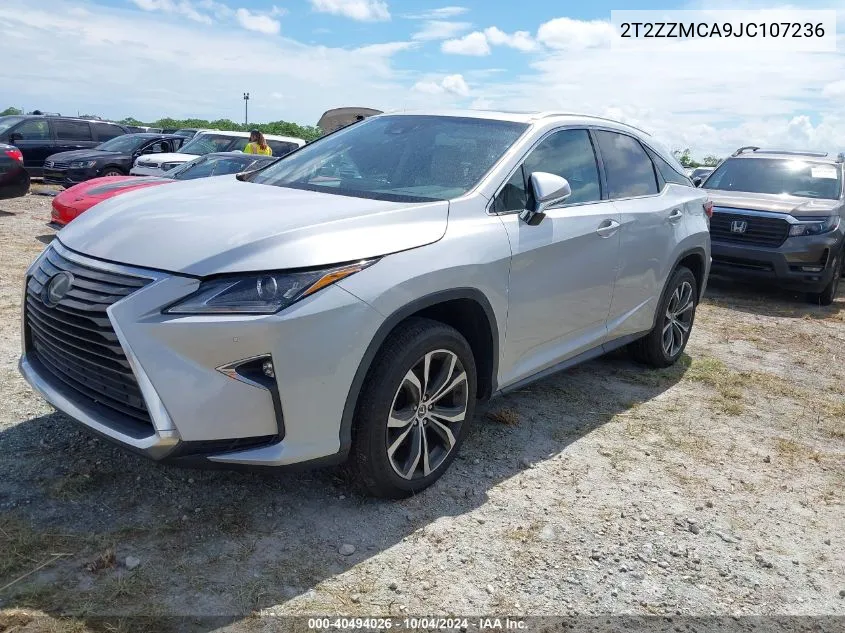 2T2ZZMCA9JC107236 2018 Lexus Rx 350