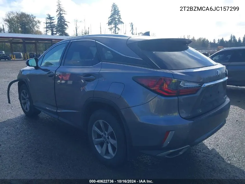 2018 Lexus Rx 350 VIN: 2T2BZMCA6JC157299 Lot: 40622736