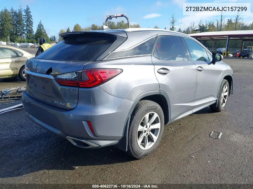 2018 Lexus Rx 350 VIN: 2T2BZMCA6JC157299 Lot: 40622736