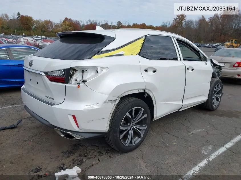 2018 Lexus Rx 350 VIN: JTJBZMCAXJ2033164 Lot: 40678853