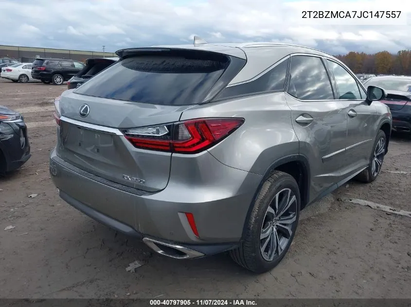 2018 Lexus Rx 350 VIN: 2T2BZMCA7JC147557 Lot: 40797905