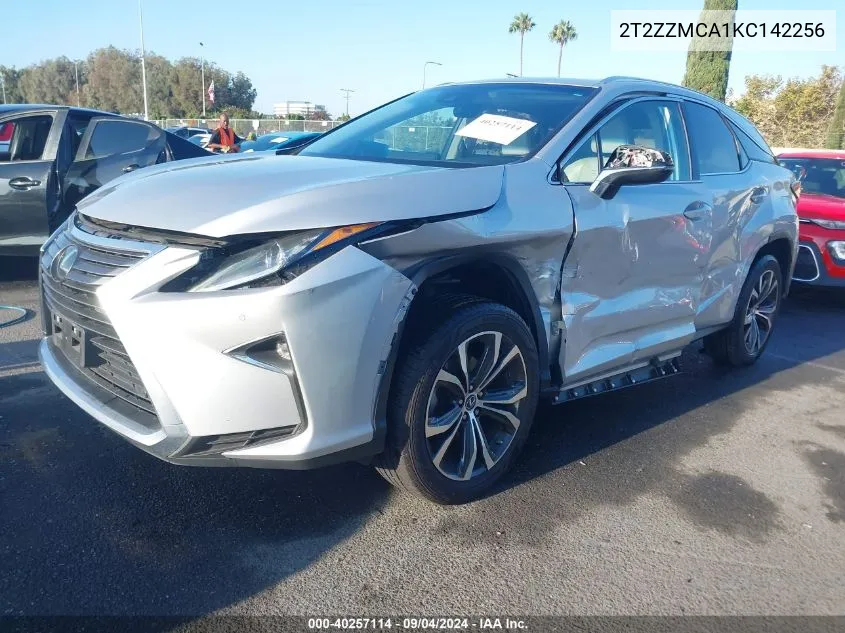 2019 Lexus Rx 350 VIN: 2T2ZZMCA1KC142256 Lot: 40257114