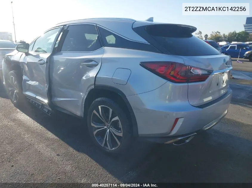 2T2ZZMCA1KC142256 2019 Lexus Rx 350