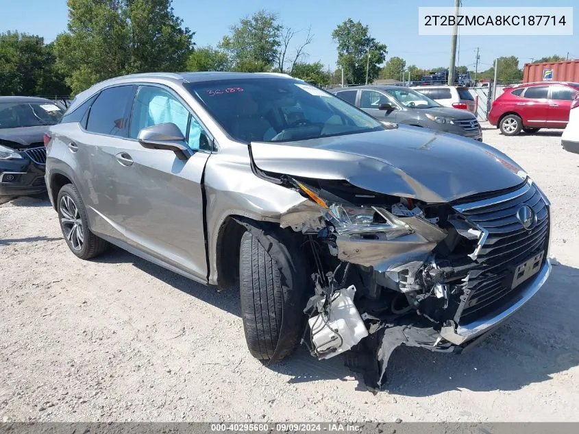 2019 Lexus Rx 350 VIN: 2T2BZMCA8KC187714 Lot: 40295680