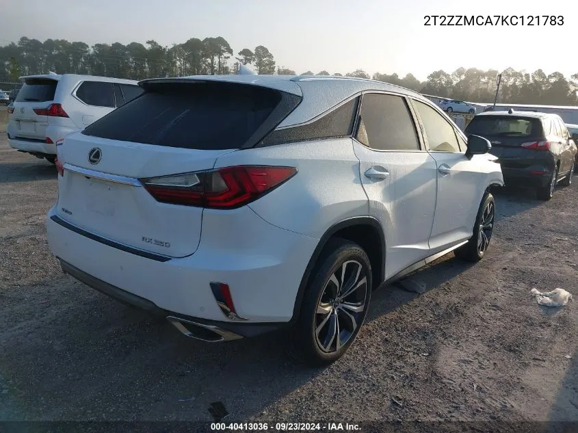 2T2ZZMCA7KC121783 2019 Lexus Rx 350 350 Base/350 F Sport