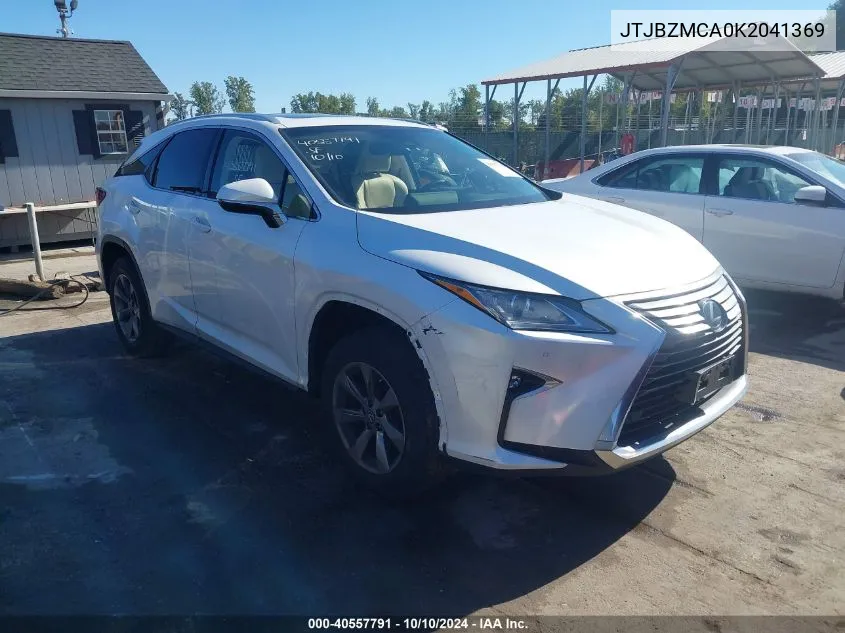 2019 Lexus Rx 350 VIN: JTJBZMCA0K2041369 Lot: 40557791