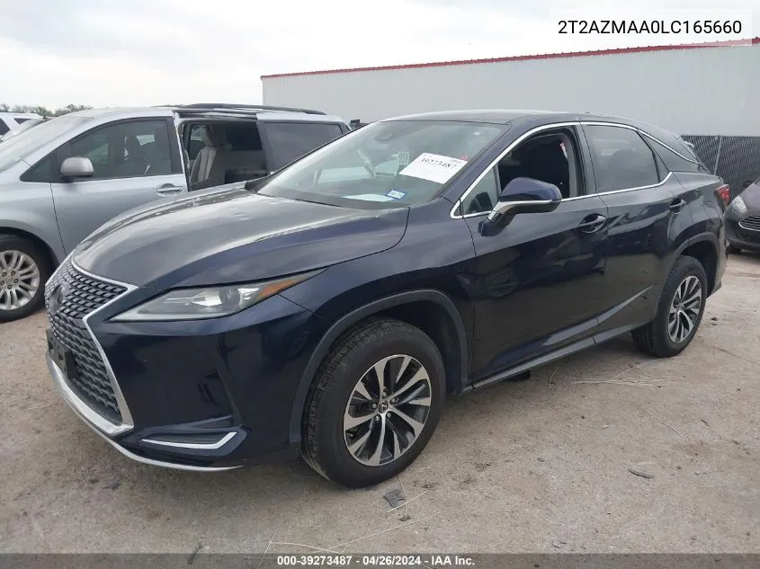 2020 Lexus Rx 350 VIN: 2T2AZMAA0LC165660 Lot: 39273487