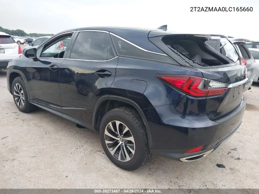 2020 Lexus Rx 350 VIN: 2T2AZMAA0LC165660 Lot: 39273487