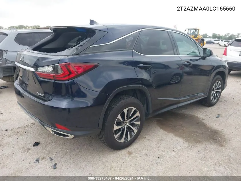 2T2AZMAA0LC165660 2020 Lexus Rx 350