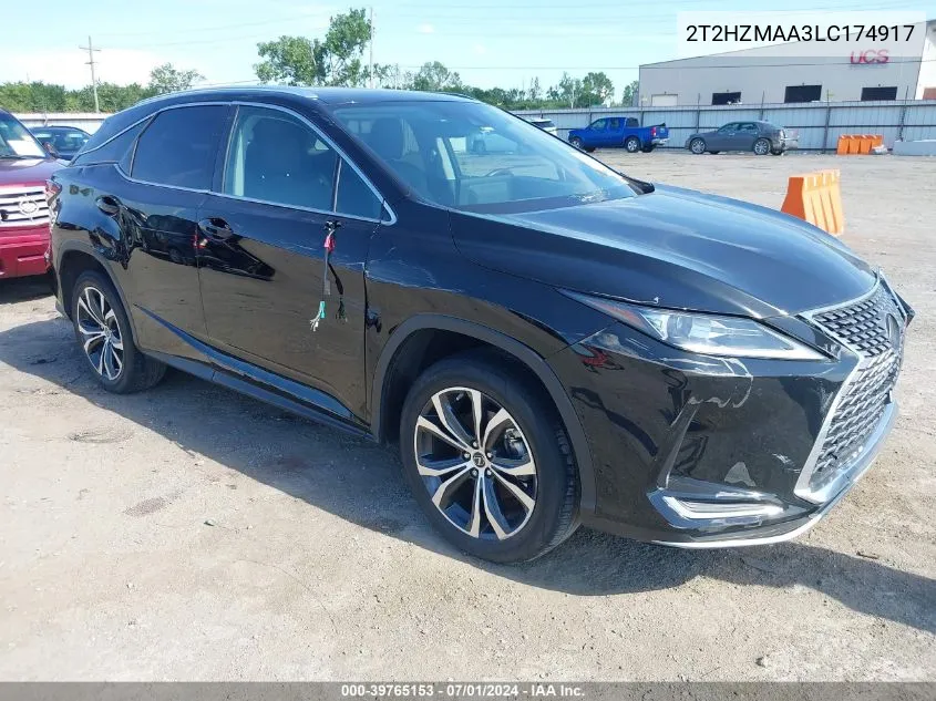 2T2HZMAA3LC174917 2020 Lexus Rx 350