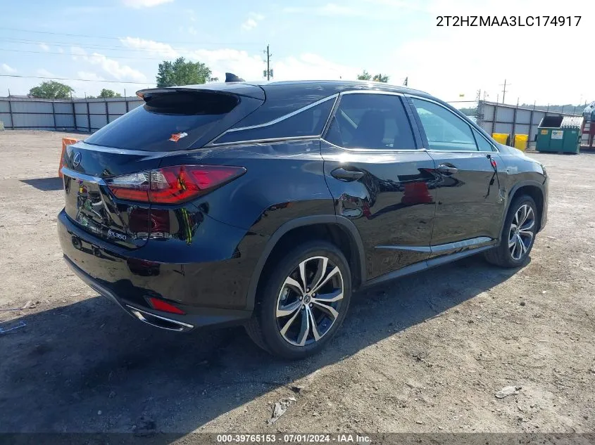 2T2HZMAA3LC174917 2020 Lexus Rx 350