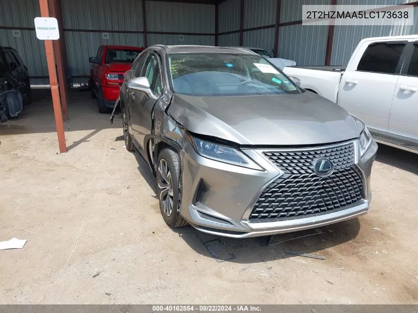 2020 Lexus Rx 350 VIN: 2T2HZMAA5LC173638 Lot: 40162854