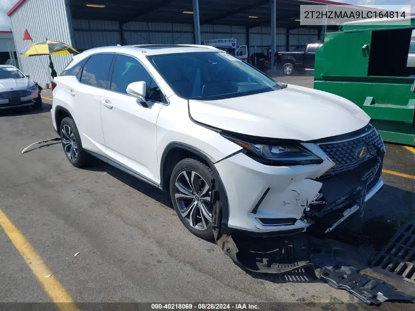 2020 Lexus Rx 350 VIN: 2T2HZMAA9LC164814 Lot: 40218069