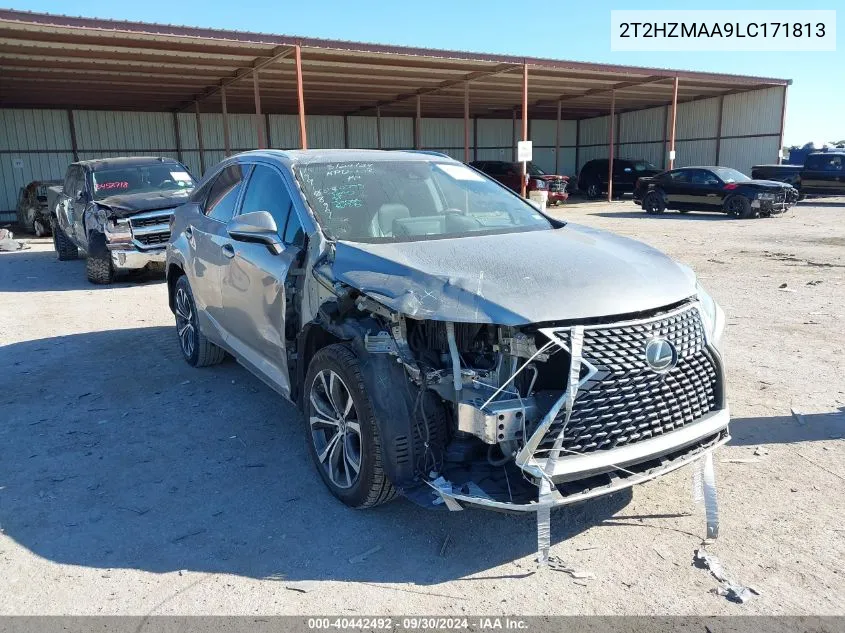 2020 Lexus Rx 350 350 VIN: 2T2HZMAA9LC171813 Lot: 40442492