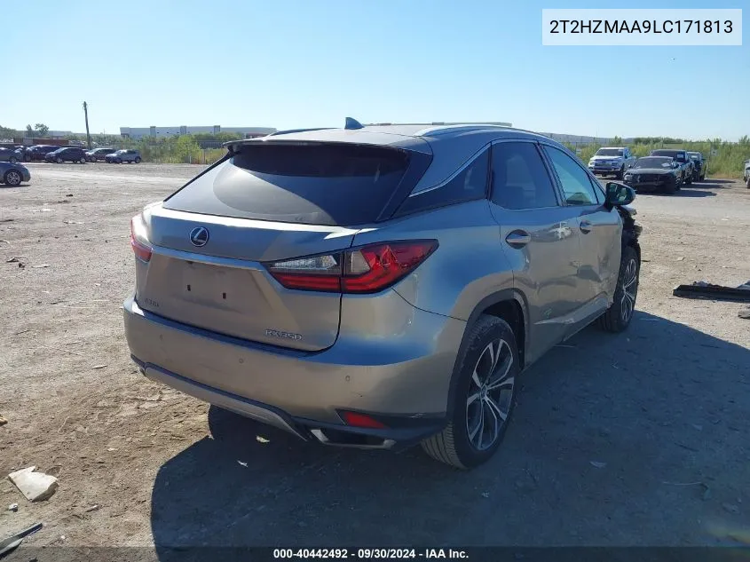 2020 Lexus Rx 350 350 VIN: 2T2HZMAA9LC171813 Lot: 40442492